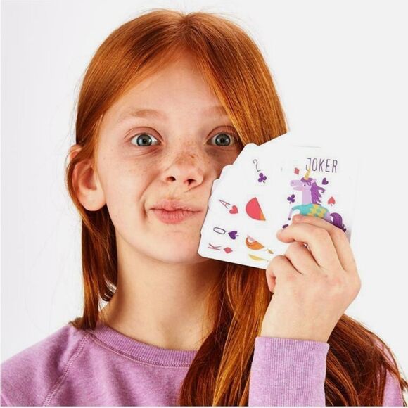 Cupcakes & Cartwheels Royal 🦄 Unicorn Playing Cards in Tin Case! - Picture 6 of 7